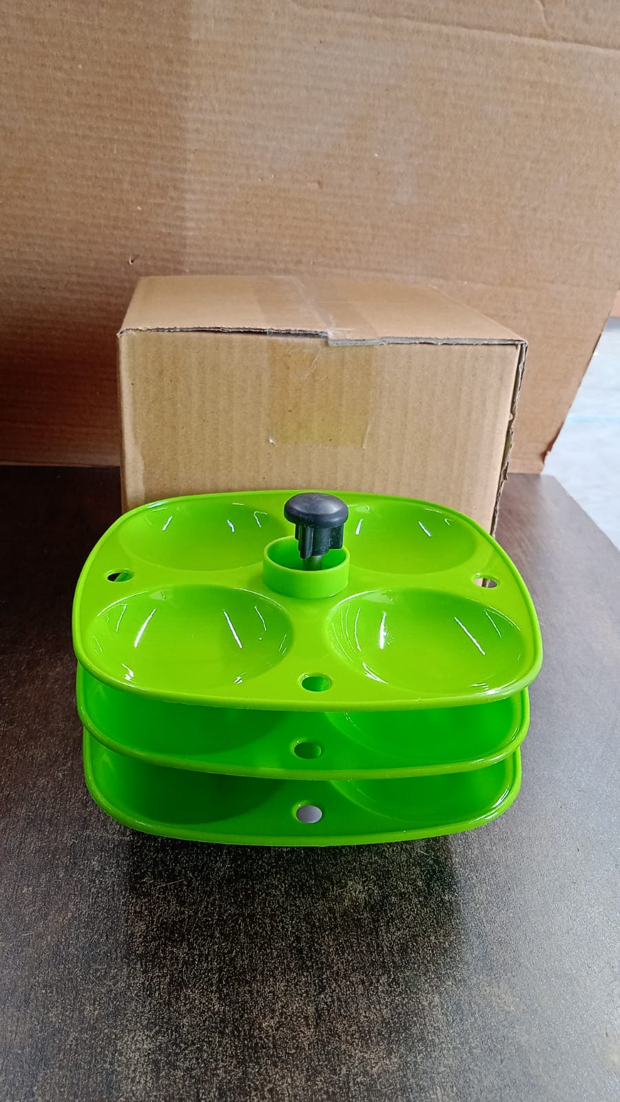 3 Layer Idli Stand for Holding and Serving Idlis (Household Kitchen Use) 3 Layer Idli Stand for Holding and Serving Idlis (Household Kitchen Use)